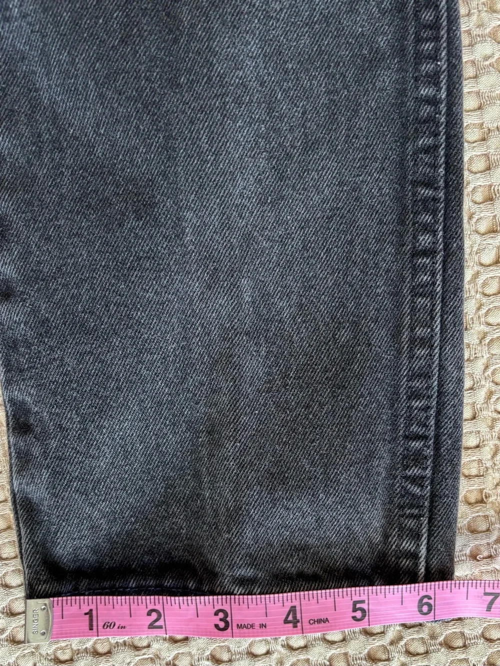 Vintage Levi's 505 Men's Dark Gray Denim Jeans